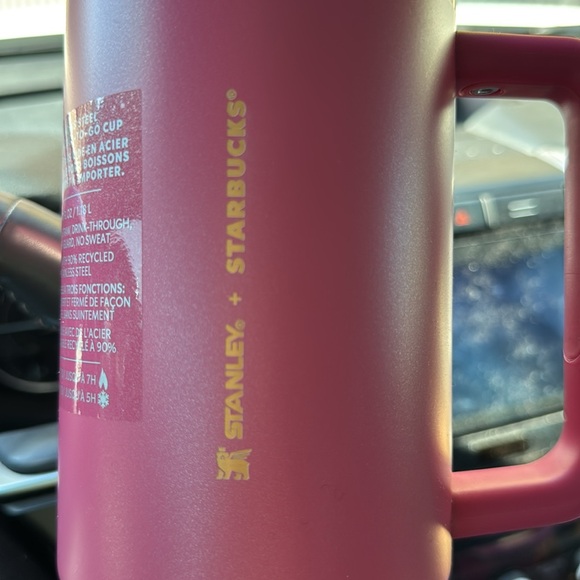 New! Stanley x Starbucks Vibrant Pink Tumbler New with tags! - Picture 2 of 5